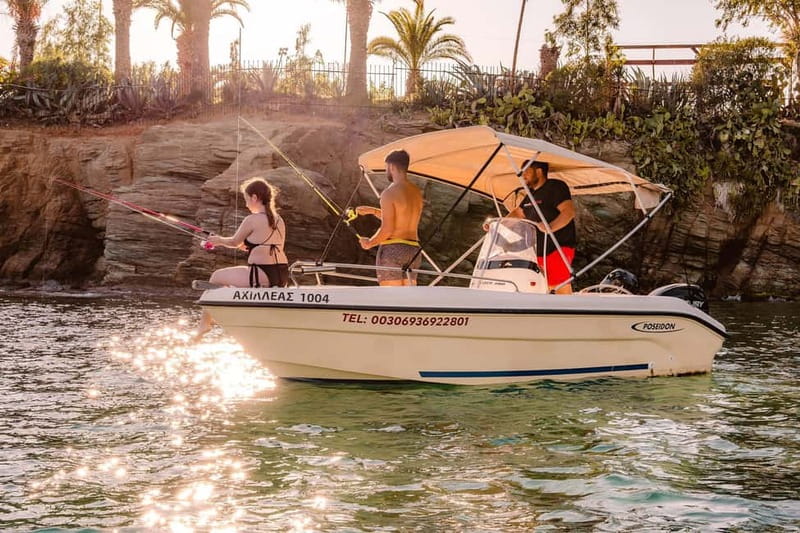 Lygaria Beach: Fishing trip - Enjoying the Scenic Waters of Ligaria and Agia Pelagia
