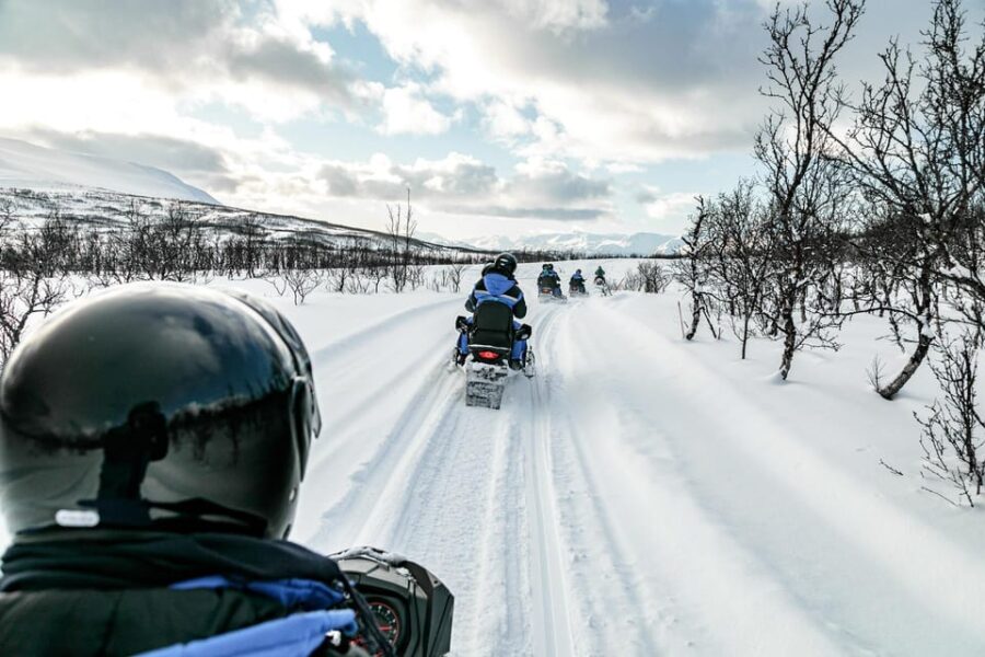Lyngen: Snowmobile Safari with Lunch in seaside Restaurant - Starting Point at XLyngen Resort and Meeting Instructions