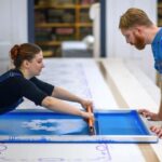 Lyon: Create your own traditional Lyonnais silk square - Starting Point at LAtelier de Soierie in Lyon