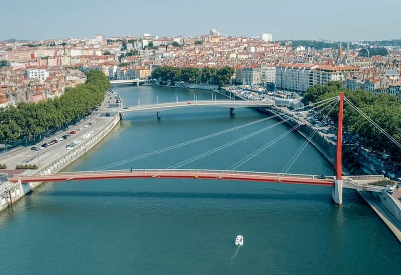 Lyon: from Confluence to Barbe Island by free license boat - Discovering Lyon’s Hidden Waterways from the Confluence