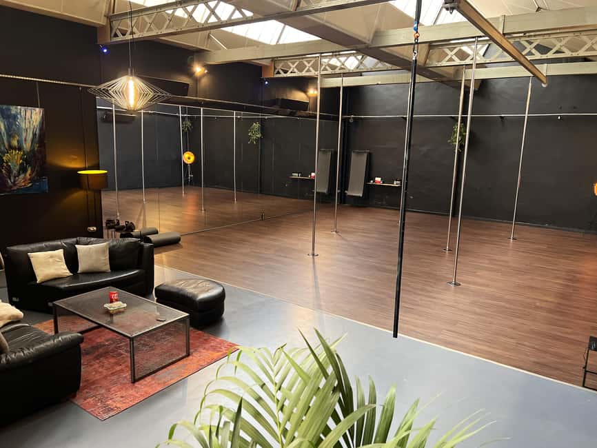 Lyon: Group Pole Dance Intro - What the Class Covers: Warm-up and Basic Figures