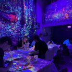 Lyon : Neon painting in an artist's studio - gallery - The Unique Setting of ATELIER MORY in Lyon