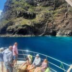 Madeira: Boat Trip with Lunch, Drinks, and Hotel Transfer - Scenic Waters and Waves Crashing Against the Boat