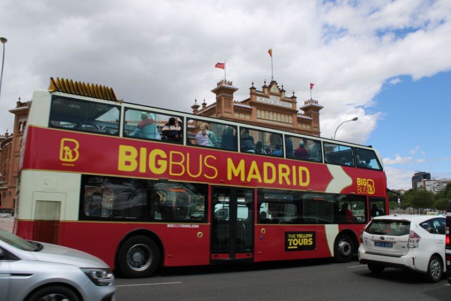 Madrid: Panoramic Open-Top Bus Day or Night Tour with Guide - Notable Landmarks Along the Route
