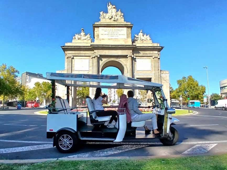 Madrid: Private Tuk-Tuk Tour Highlights - Exploring Madrids Old Town in a Quiet Electric Tuk-Tuk