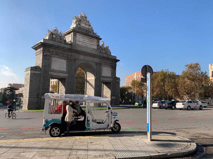 Madrid Tuk Tuk Welcoming Tour - The Meeting Point and Tour Duration