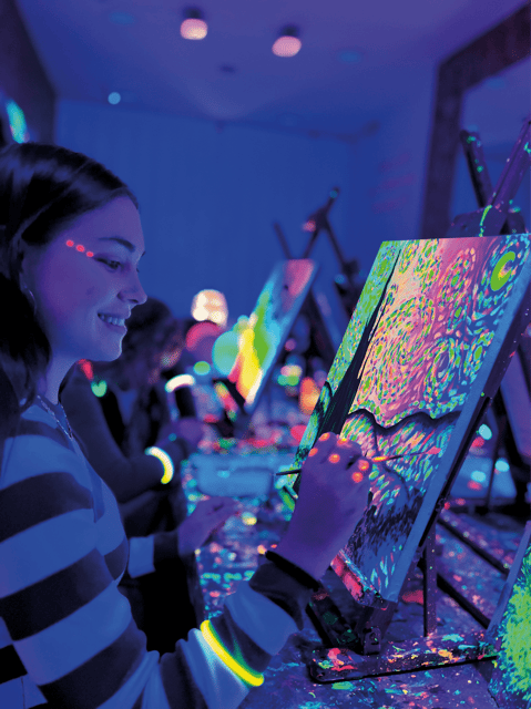 Madrid: Wine Gogh Glow Academy Paint and Sip Classes - The Location and Duration of the Painting and Wine Class in Madrid