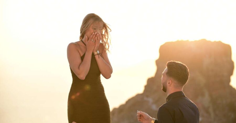 Magical Proposal Photoshoot in Santorini - Santorini’s Best Proposal Spots with Caldera Views