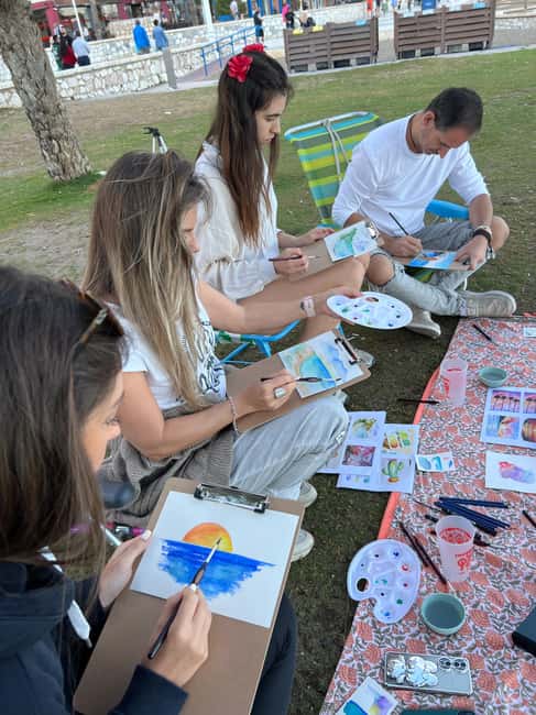 Málaga: Watercolor Workshop by the beach - The Beach Setting: Málaga’s perfect backdrop for watercolor art