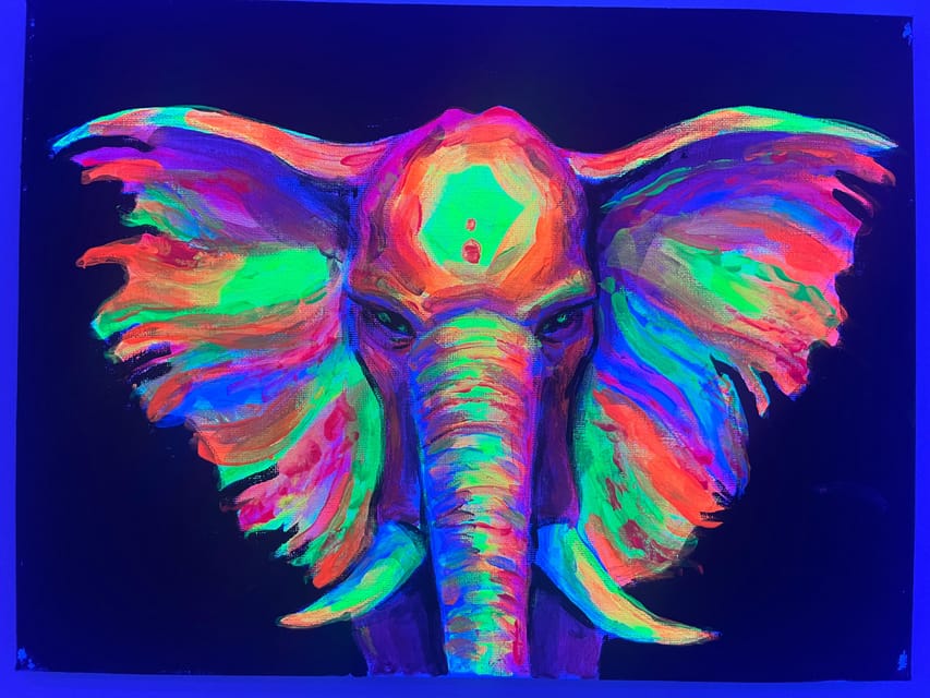 Málaga: Wine Gogh Glow Academy Paint and Sip Class - Starting at the Wine Gogh Studio in Málaga