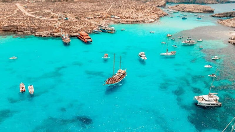 Malta: Comino, Blue Lagoon Crystal Lagoon and Sea Caves - Exploring Santa Maria Bay: A 45-Minute Swim Stop
