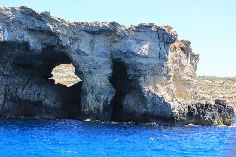 Malta: Comino+ Santa Maria Bay, Blue Lagoon + Seacaves tour - Optional Speedboat Upgrade for Cave Visits