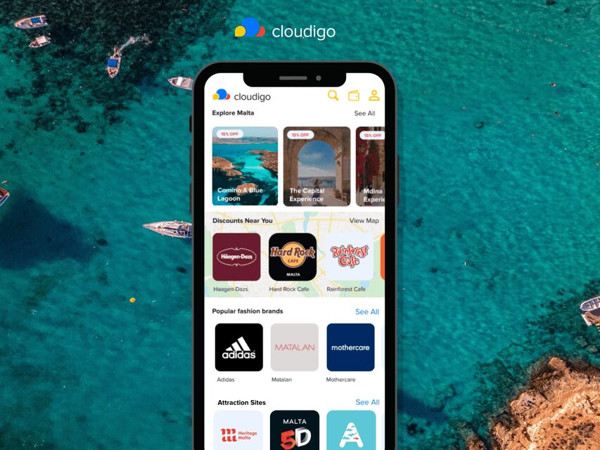 Malta Traveller App (300+ Exclusive Discounts) - How to Download and Activate the Cloudigo Traveller App