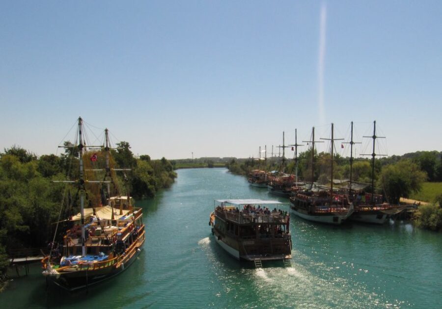 Manavgat Cruise & Grand Bazaar w/Lunch and Unlimited Drinks - Swimming at the Rivers Meeting Point with the Mediterranean