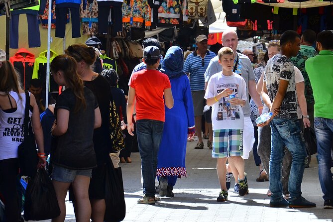 Manavgat River Cruise & Waterfall & Bazaar Visit - Drinks inclusive onboard - Visiting the Manavgat Waterfall by Cabrio Bus