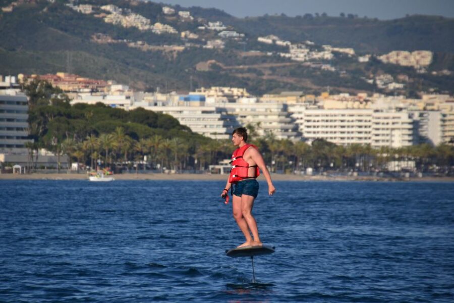 Marbella: E-foil experience with Electric Sufboard - The Guided Tour and Safety Briefing in Marbella