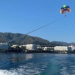 Marbella from the heights: Parasailing - Starting Point on Marbellas Frontline Port