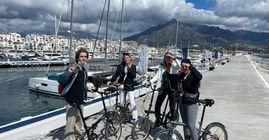 Marbella: Guided Bike Tour with Tapas Tasting and Drinks - Starting Point at Marbella’s Golden Mile with Accessible Parking