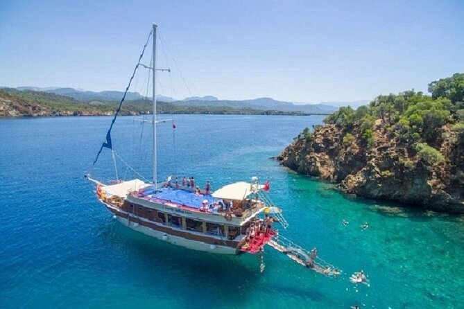 Marmaris All Inclusive Boat Trips, BBQ Lunch, Unlimited Free Drinks - The Scenic Stops: Amos Beach, Turunc, and Kumlubuk