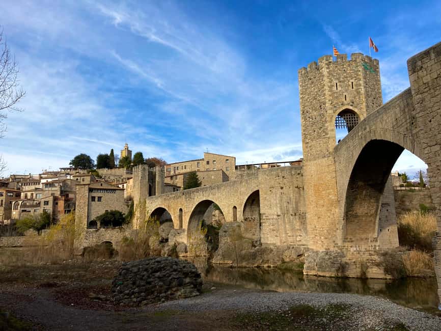Medieval Towns and Nature Parks Exclusive Trip with Pickup - Starting the Day with Besalú: The Fortress Between Two Rivers
