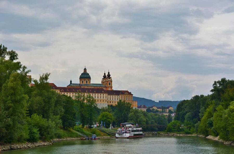 Melk Abbey, Salzburg, and Traunsee Day Trip by Van - Visiting Melk Abbey’s Baroque Splendor