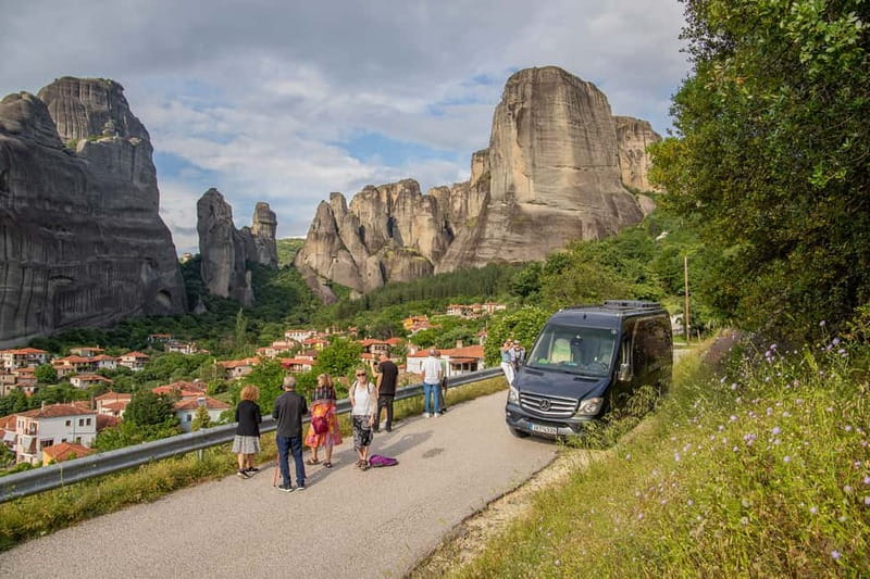 Meteora: Sunset Small Size Tour with Monasteries & Caves - Visiting the Bandovas Hermit Caves and Religious Heritage