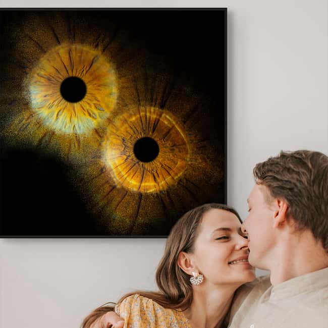 Metz: Your professional iris photography with framed print - The Process: From Observation to Frame