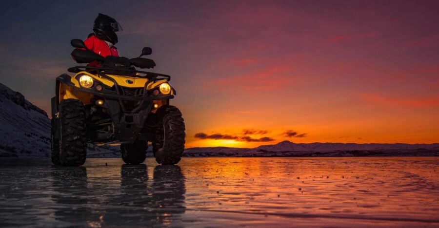 Midnight Sun ATV Tour - The Exciting Climb of Hafrafjall & Ulfarsfell Mountains
