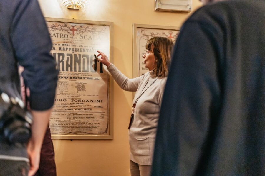 Milan: La Scala Theatre and Museum Guided Tour - Inside La Scala: Stunning Interiors and Architectural Elegance