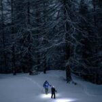 Milky Way: night snowshoe hike with a typical dinner in a mountain hut - From Sunset to Nightfall: The Route Through Thures Valley