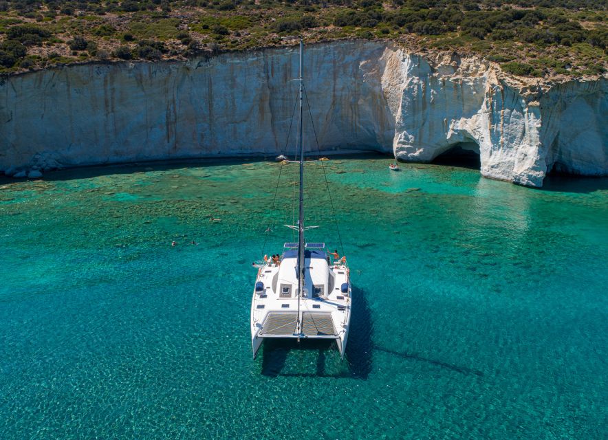 Milos: Half-Day Morning Catamaran Cruise to Kleftiko - Exploring the Sea Caves of Sikia and Kleftiko
