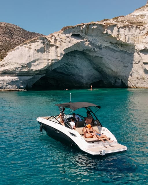 Milos: Luxury Private CruiseKleftiko Sarakiniko Poliegos - The Yacht Experience and Water Activities