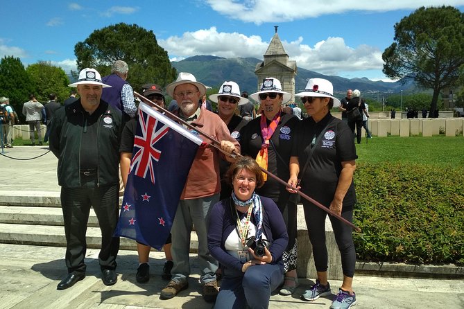 Monte Cassino Battlefield tour by Anna Priora historianguide - Paying Respects at the Cassino Memorial