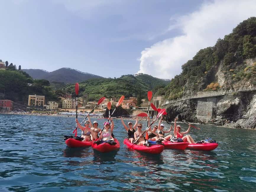 Monterosso al Mare: Monterosso Kayak and Snorkeling Tour - Starting Point at Stella Marina Beach Bar