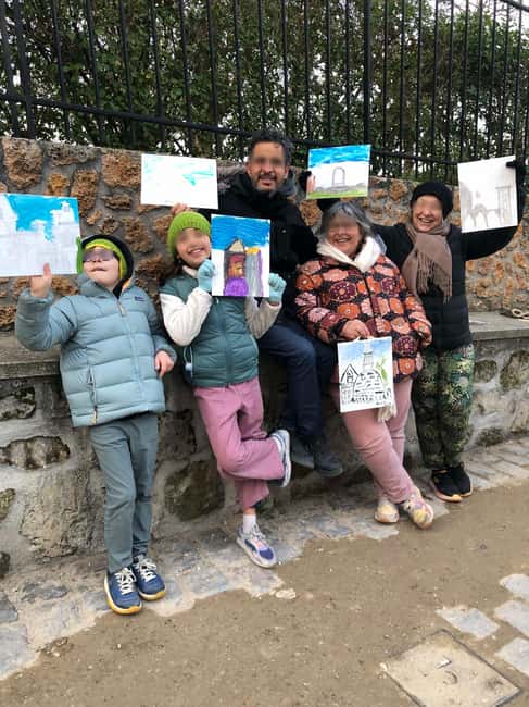 Montmarte painting session and walking tour for kids ! - Walk Through Montmartre’s Streets and Artistic Landmarks