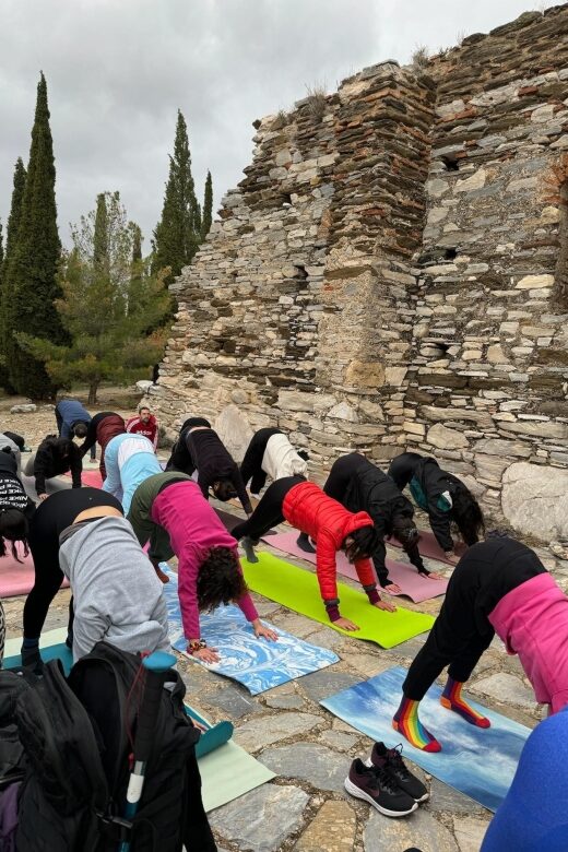 Morning Yoga & Hike in Santorini, Stillness & Local Vibes - Starting Point at Martynou View with Scenic Hike