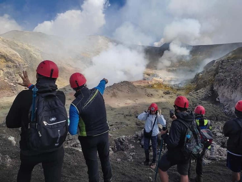 Mount Etna: Central Crater (3,340 meters) with Jeep and Trek - Trekking from the Jeep to Mount Etnas Central Crater