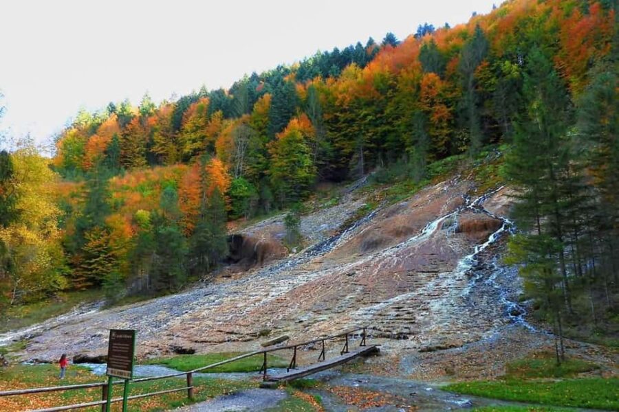 Mud Volcanoes & Trovants, Bison Sanctuary, Waterfall, Lakes. - From Braov to the Bison Sanctuary in Valea Zimbrilor