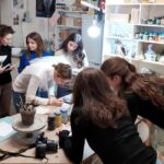 Mugello, Tuscany. Majolica decoration technique workshop. - Step-by-Step: How the Decoration Process Unfolds