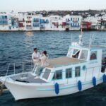 Mykonos: private half-day cruise south beaches of Mykonos - The Unique Antique Boat of Greece in Mykonos