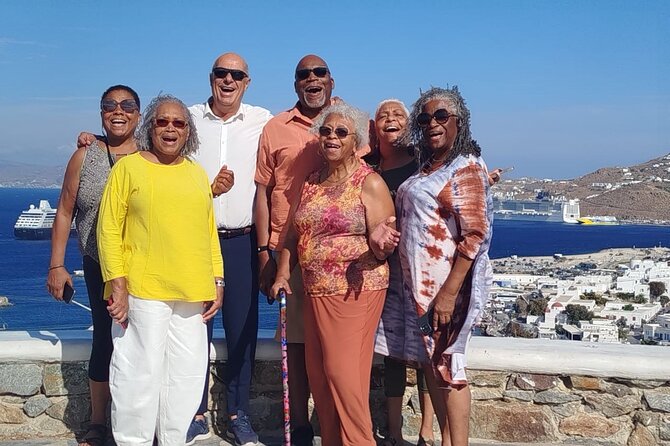 Mykonos Small Group Tour for Cruise Passengers  Port Pickup - Starting from the Iconic Armenistis Lighthouse