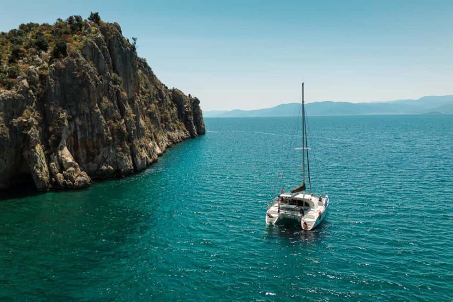 Nafplio: Full-Day Catamaran Cruise with Lunch & Drinks - From Nafplio Port to Karathona Beach: The Starting Point for Adventure