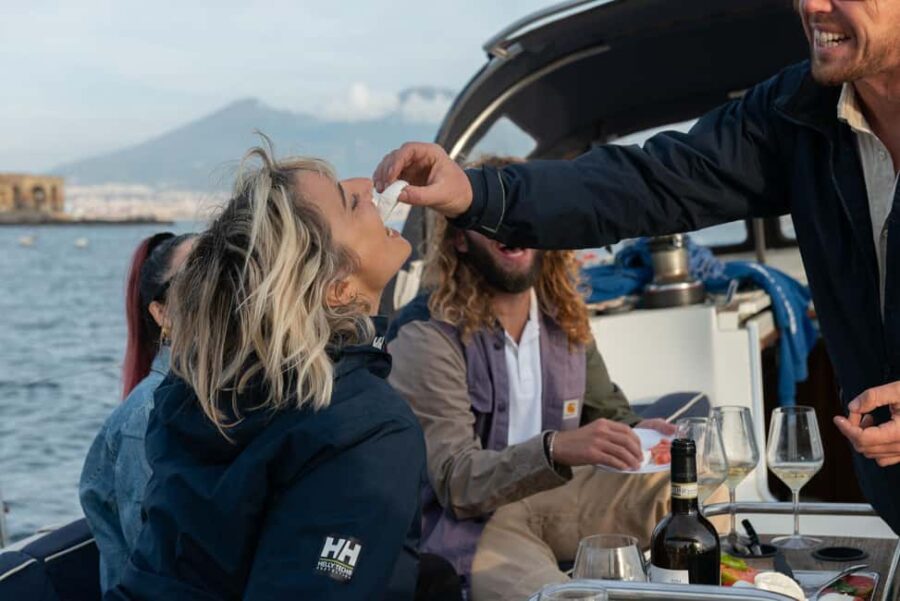 Naples: Mini sailing lesson with navigation and aperitif - Exploring Naples from the Water: Vesuvius, Castel dellOvo, and Posillipo