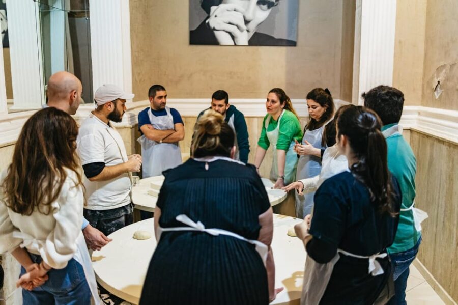 Naples: Pizza-Making Workshop with Drink and Appetizer - The Venue at Naplesbay Laboratory