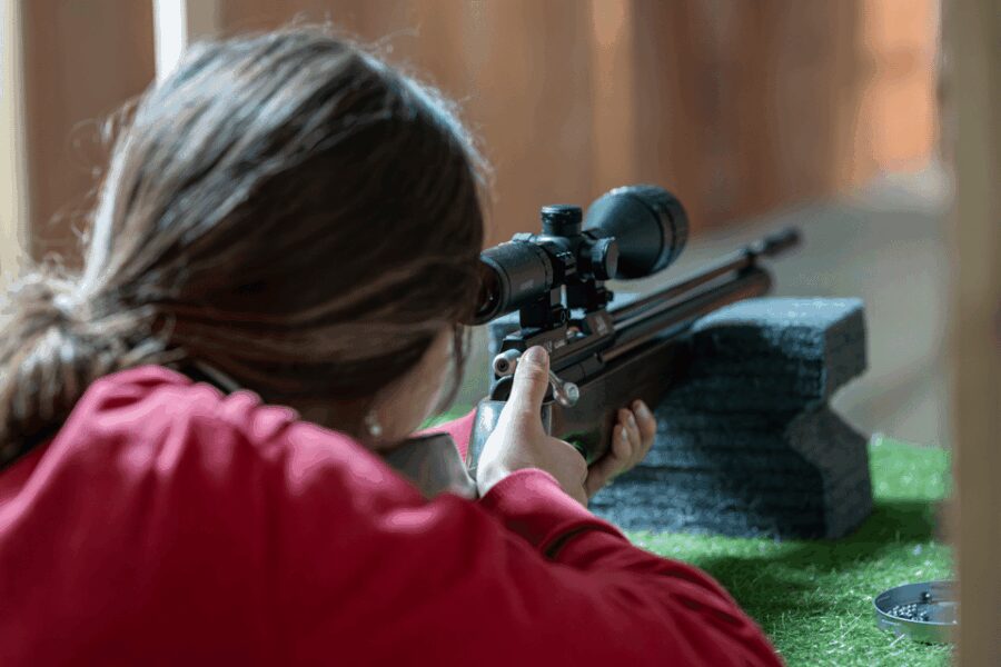 Newton Abbot: Rifle Range - Professional Guidance and Safety Measures