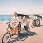 Nice: Family city tour by bicycle Electric cab (4 comfort seats) - Exploring the Promenade du Paillon and Its Gardens