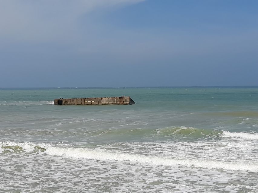 Normandy D-Day Beaches Private Tour British Sector from Caen - Visiting Gold Beach and the Mulberry B Remains