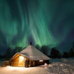 Northern Light Safari by Snowmobiles From Levi - Snowmobile Route and Scenic Terrain