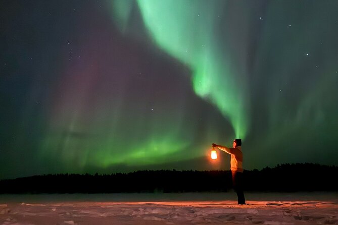 Northern Lights Adventure in the Wild with Campfire Treats - The Soma Hideout Wilderness Cabin Experience