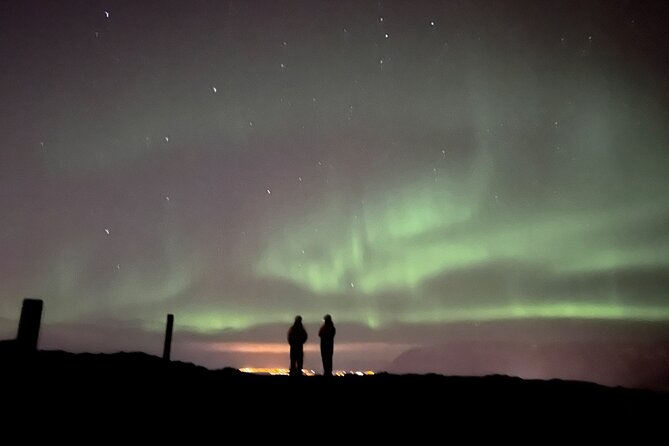 Northern Lights Safari on Quads - Scenic ATV Ride Along Lake Hafravatn and Mount Hafrafell